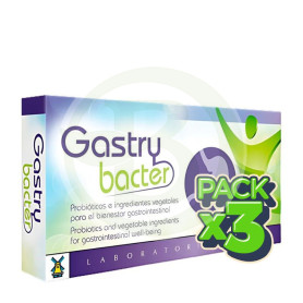 Pack 3x Gastrybacter 40 Cápsulas Tegor