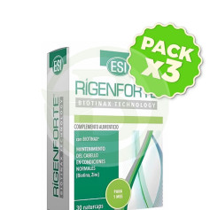 Pack 3x Rigenforte Caduta dei Capelli 30 Capsule ESI