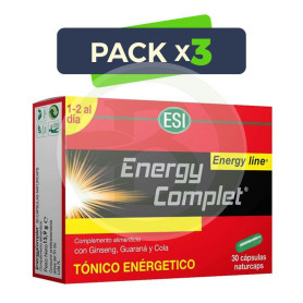 Pack 3x Energy Complet 30 Cápsulas ESI - Trepat Diet