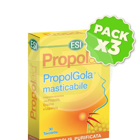 Pack 3x Propolaid Propolgola Miel 30 Tabletas ESI - Trepat Diet