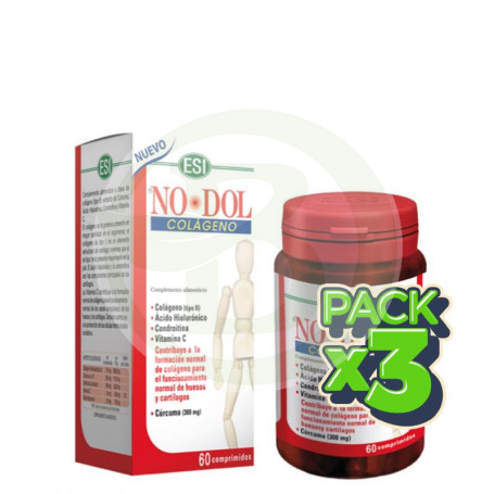 Pack 3x Nodol Colágeno 60 Comprimidos ESI