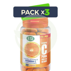 Pack 3x Vitamina C Pura Retard 90 Compresse ESI