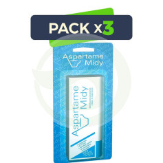 Pack 3x Aspartame Midy 500 Comprimidos Esi