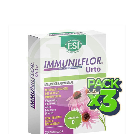 Pack 3x Immunilflor Urto 30 Cápsulas Esi