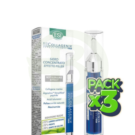 Pack 3x Collagenix Sérum Efecto Botox 10Ml Esi