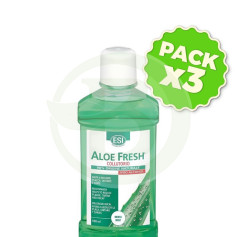 Pack 3x Aloe Fresh Collutorio Zero Menta 500Ml. Esi