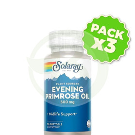 Pack 3x Evening Primrose Oil 90 Perlas Solaray