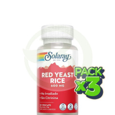 Pack 3x Red Yeast Rice 45 Capsule Solaray