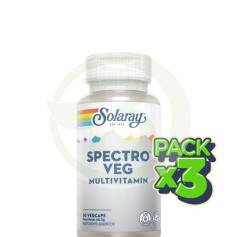 Pack 3x Spectro Multi Vita Min 60 Capsule Solaray