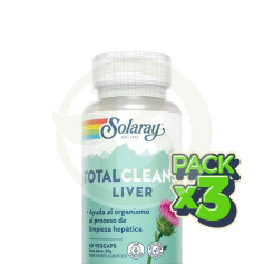 Pack 3x Total Cleanse Liver 60 Capsule Solaray