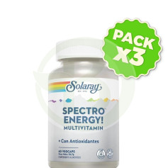 Pack 3x Spectro Energy Multi-Vita-Min 60 Capsule Solaray