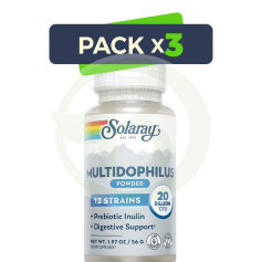 Pack 3x Multidophilus 12 Ceppi 50 Capsule Solaray