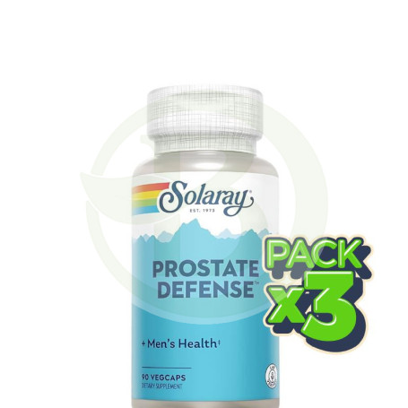 Pack 3x Prostate Defense 90 Cápsulas Solaray