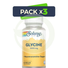 Pack 3x Glycine 1.000Mg. 60 Capsule Solaray