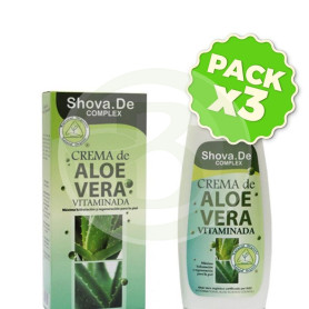Pack 3x Crema Aloe Vera Complex 250Ml. Shova De