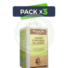 Pack 3x Jabón de Avena 1000Ml. Shova De