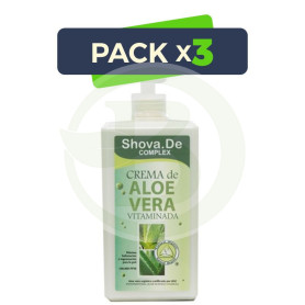 Pack 3x Crema Aloe Vera Complex 1000Ml. Shova De