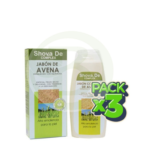 Pack 3x Jabón de Avena 250Ml. Shova De