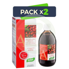 Pack 2x Arándano Rojo Concentrado 490Ml. Santiveri