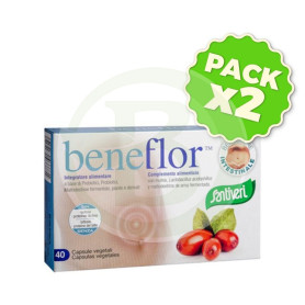 Pack 2x Beneflor 40 Cápsulas (Bacil) Santiveri