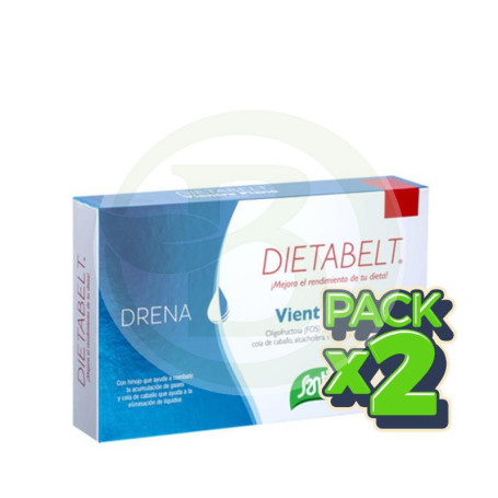 Pack 2x Db-Drena Vientre Plano 60 Cápsulas Santiveri