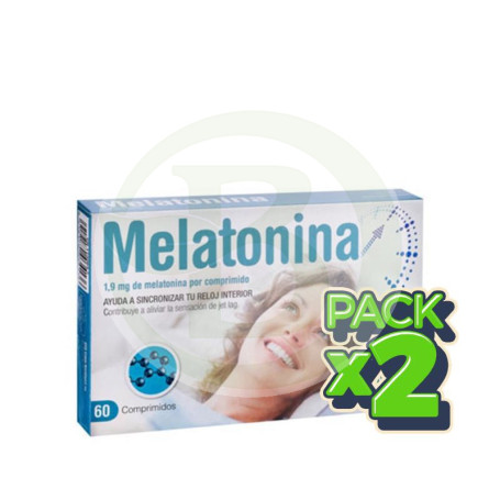 Pack 2x Melatonina 60 Comprimidos Santiveri