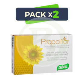 Pack 2x Propolflor 48 Comprimidos Santiveri