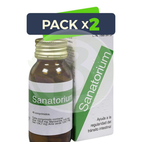 Pack 2x Sanatorium 48 Comprimidos Santiveri