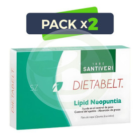 Pack 2x Dietabelt Sazia Lipid Neopuntia 30 Comprimidos Santiveri