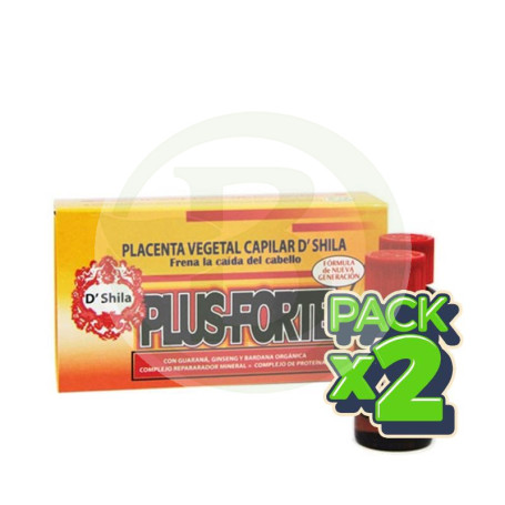 Pack 2x Placenta Plus Forte 4x25 Ml Shila