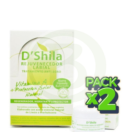Pack 2x Rejuvenecedor Labial Limón 15Ml Shila