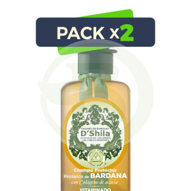 Pack 2x Champú Proteico De Bardana 300Ml. Shila