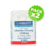 Pack 2x Ginseng Siberiano 1500Mg. Lamberts
