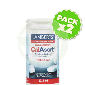 Pack 2x Calasorb 60 Tabletas Lamberts