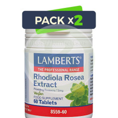 Pack 2x Rhodiola Rosea 250Mg 60 Tavolette Lamberts