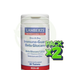 Pack 2x Immune-Guard Beta Glucans 60 Tavolette Lamberts