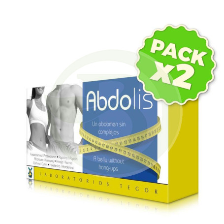Pack 2x Abdolis 60 Cápsulas Tegor