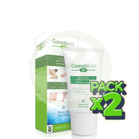 Pack 2x Cannabidol Gel 75Ml. Tegor