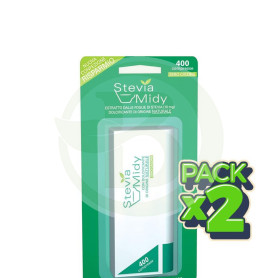 Pack 2x Stevia Midy Edulcorante 400 Comprimidos ESI - Trepat Diet