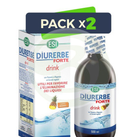 Pack 2x Diurerbe Forte Fluido Piña 500Ml. ESI - Trepat Diet