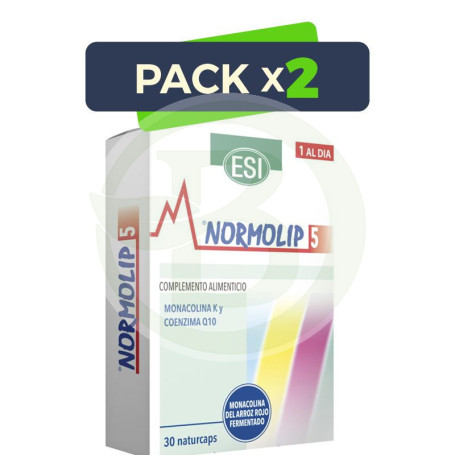Pack 2x Normolip 5 30 Capsulas Esi
