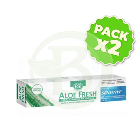 Pack 2x Dentifrico Aloefresh Gel Sensitivo 100Ml Esi