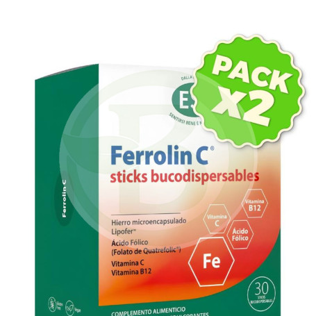 Pack 2x Ferrolin C 30 Sticks Esi