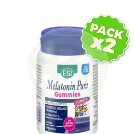 Pack 2x Melatonin Pura Junior Gummies 1Mg 30 Gominolas Esi