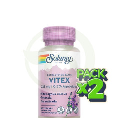 Pack 2x Vitex (Agnocasto) 60 Capsule Solaray