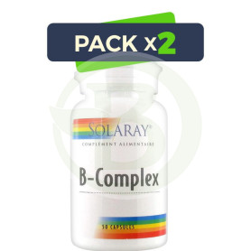 Pack 2x B-Complex 50 60 Cápsulas Solaray