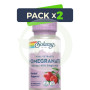 Pack 2x Pomegranate 200Mg. 60 Cápsulas Solaray