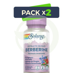 Pack 2x Berberine 60 Capsule Solaray