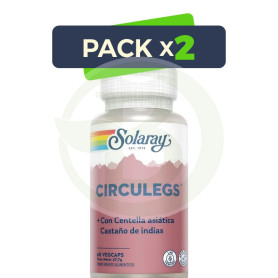 Pack 2x Circulegs 60 Cápsulas Solaray