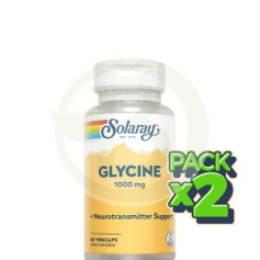 Pack 2x Glycine 1.000Mg. 60 Capsule Solaray